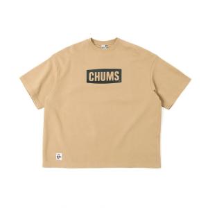 チャムス メンズ アウトドア 半袖Tシャツ OVSD S/S CHUMS Lg Crew Top LP CH00-1385 B068 : ブラウン×ブラック CHUMSの商品画像