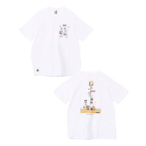 2026春夏 チャムス メンズ アウトドアカジュアル 半袖Ｔシャツ Booby Lost City Trip Pocket T-Shirt CH01-2739 W001 : ホワイト CHUMS｜アルペングループヤフー店
