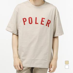 ポーラー アウトドア 半袖Tシャツ STATE applique RELAX FIT TEE 5221C019 POLeR｜alpen-group