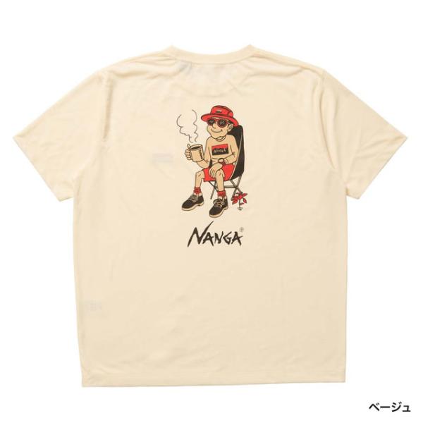 【アルペン限定】 ナンガ メンズ アウトドアカジュアル 半袖Ｔシャツ NANGA Camp Coff...