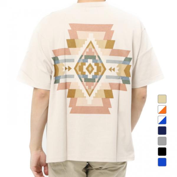 ペンドルトン アウトドア 半袖Tシャツ PENDLETON Back Print Tee Unise...