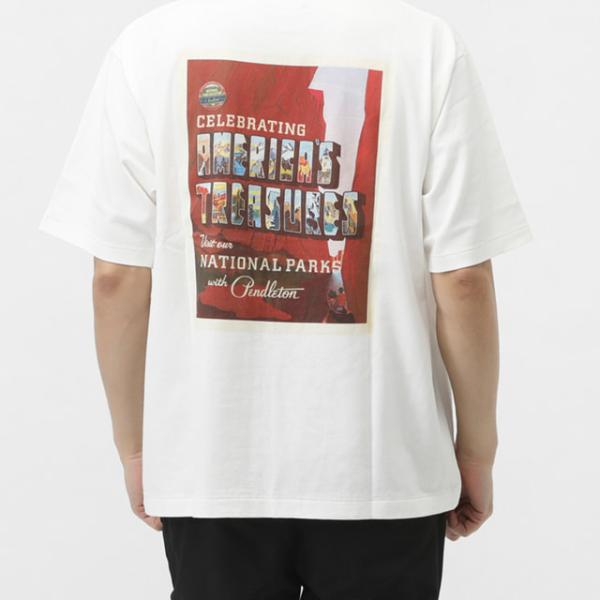 ペンドルトン メンズ アウトドア 半袖Tシャツ National Park Poster Tee 5...
