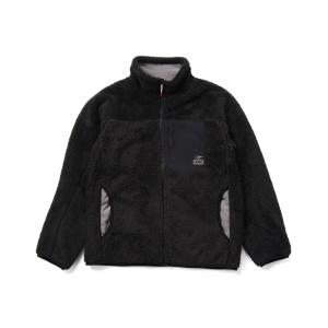 チャムス メンズ アウトドアジャケット Bonding Fleece Jacket CH04-1386 K001 : ブラック CHUMS｜アルペングループヤフー店