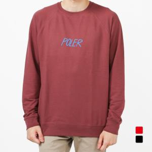 ポーラー メンズ アウトドア ウェア STEVIES HAND CREWNECK 211APM2504 POLeR
