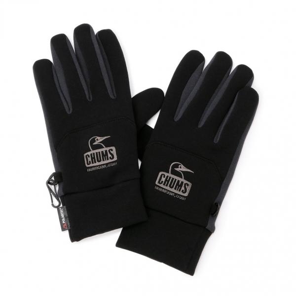 チャムス メンズ トレッキング グローブ Polartec Power Stretch Glove ...
