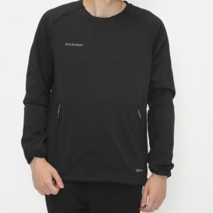 マムート アウトドア 長袖Tシャツ セオン インサレーション クルーネック アジアンフィット (1013-03340 0001) : ブラック MAMMUTの商品画像