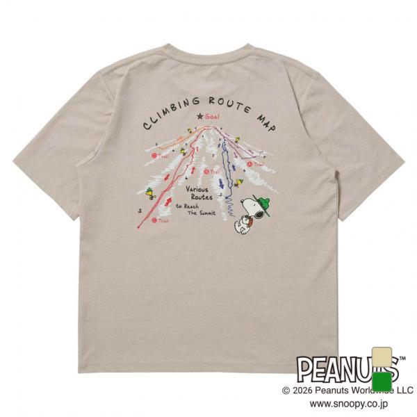 2026春夏 ピーナッツ スヌーピー レディース アウトドアカジュアル 半袖Ｔシャツ グラフィック半...