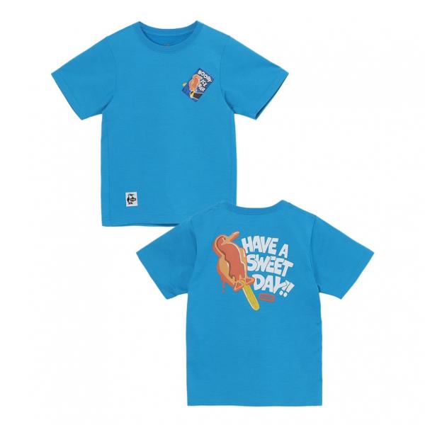 チャムス ジュニア キッズ 子供 アウトドア 半袖Tシャツ Kids Have A Sweet Da...