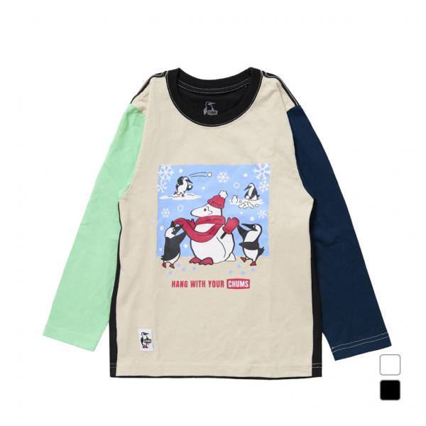 2025秋冬 【アルペン限定モデル】 チャムス ジュニア キッズ 子供 アウトドア 長袖Ｔシャツ K...