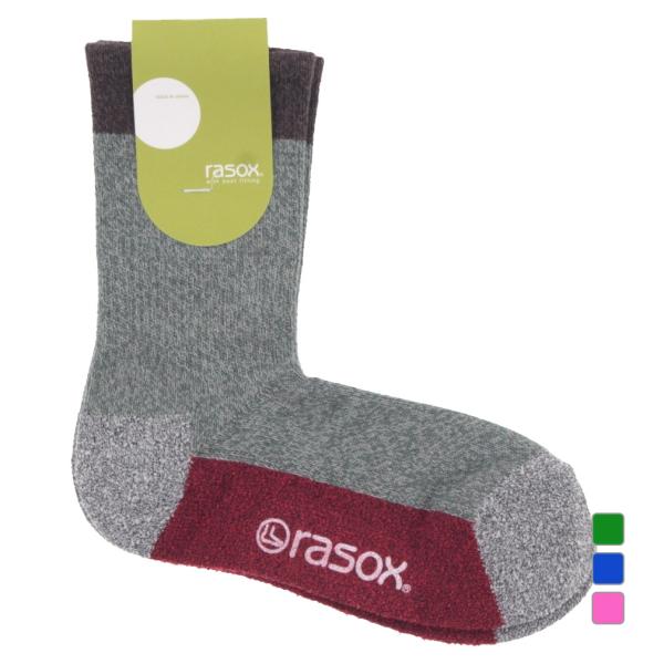 ラソックス ジュニア キッズ・子供 トレッキング ソックス TKスポーツクルー TK170CR01 ...