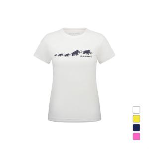 2026春夏 マムート レディース トレッキング 半袖Ｔシャツ キューディーロゴプリントティシャツ 1017-02022 MAMMUT