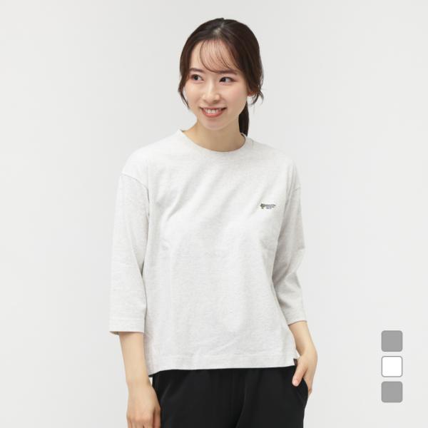 ペンドルトン レディース アウトドアカジュアル 長袖Tシャツ LOGO EMB three quar...