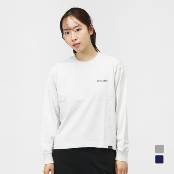 ペンドルトン レディース アウトドアカジュアル 長袖Tシャツ Back Print LS Tee 5...