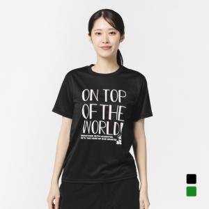 ディズニー レディース 半袖 Tシャツ 冷感UVドライTシャツ タイポ DN-9C22044TS スポーツウェア Disney｜alpen-group