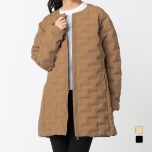 TIGORA SMART アルミ蓄熱ノーカラーロングジャケット レディース 中綿コート TR-9C2620IJ コSM スポーツウェア ティゴラ