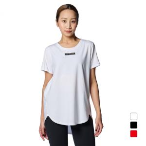 アンダーアーマー レディース 半袖 Tシャツ UAコットン ロングライン ショートスリーブTシャツ 1384716 スポーツウェア UNDER ARMOUR｜alpen-group