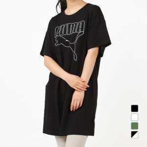 プーマ レディース 半袖Tシャツ REBEL Tシャツ ドレス 588843 スポーツウェア PUMA 0529T｜alpen-group