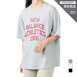 ニューバランス レディース 半袖Tシャツ カレッジ AWT11550 スポーツウェア : ホワイト アルペン スポーツデポ限定 New Balance 0529T