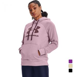 アンダーアーマー レディース スウェットパーカー UA Rival Fleece Logo Hoodie 1356318 スポーツウェア UNDER ARMOUR