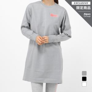 アンダーアーマー レディース 長袖Tシャツ UA Cotton Oversized LS Dress 1369328 スポーツウェア UNDER ARMOUR アルペン・スポーツデポ限定