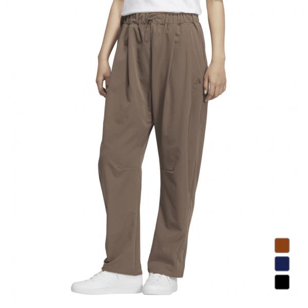 アディダス レディース ロングパンツ SOFTLUXダブルウィーブ オーバーサイズフィット パラシュ...