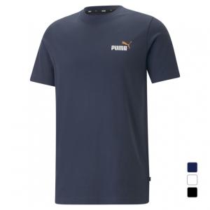 プーマ メンズ 半袖 Tシャツ ESS+ 2 カラー スモール ロゴ Tシャツ 675739 スポーツウェア PUMA｜alpen-group