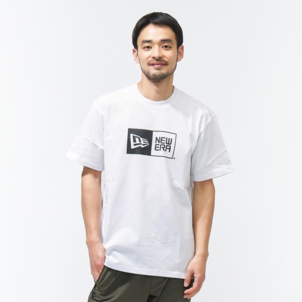 ニューエラ メンズ 半袖 Tシャツ SS CT TEE BOX LOGO WHI 261 14856...