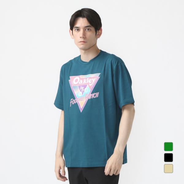 オークリー メンズ 半袖 Tシャツ EN NEW RETRO TEE TRIANGLE 1.0 FO...