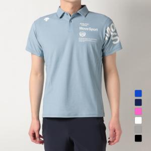 デサント メンズ 半袖 ポロシャツ SUNSCREENミニカノコポロシャツ DMMTJA70 スポーツウェア DESCENTE