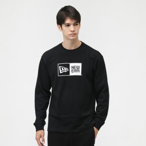 NEW ERA（ニューエラ） tシャツ LS CT TEE BOX PATTERN BLK メンズ