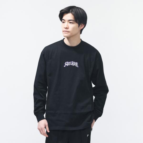 ニューエラ メンズ 長袖 Tシャツ LS OS CT TEE SLOWUP LOGO BLK 146...