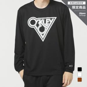 オークリー メンズ 長袖 Tシャツ BORDERLESS STENCIL L/S TEE FOA405945 スポーツウェア アルペン・スポーツデポ限定 OAKLEY｜alpen-group