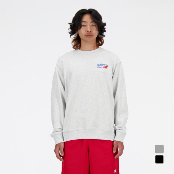 ニューバランス メンズ スウェット トレーナー スウェットクルー Graphic Premium A...