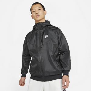 ナイキ メンズ ウインドフルジップ NSW HE WR ウーブン フーディ ジャケット DA0002 010 スポーツウェア パーカー ： ブラック NIKE