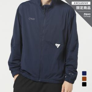 Oakley ブラック ジップアップジャケット OAKLEY（オークリー） ジャージ ジャケット ブラック Enhance
