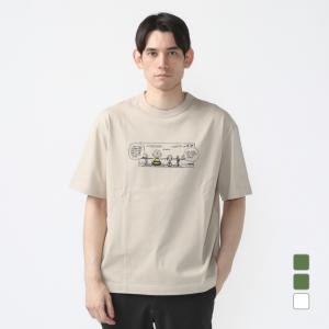 ピーナッツ スヌーピー メンズ 半袖 Tシャツ コットンTシャツ レイク PN-9C15064TS スポーツウェア PEANUTS SNOOPY｜alpen-group