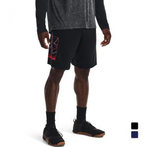 アンダーアーマー メンズ ジャージハーフパンツ UA Tech Boxed Logo Shorts 1370397 スポーツウェア UNDER ARMOUR