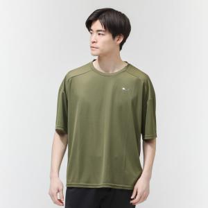 Kappa（カッパ） メンズ 半袖 機能 Tシャツ バックプリント半袖Tシャツ