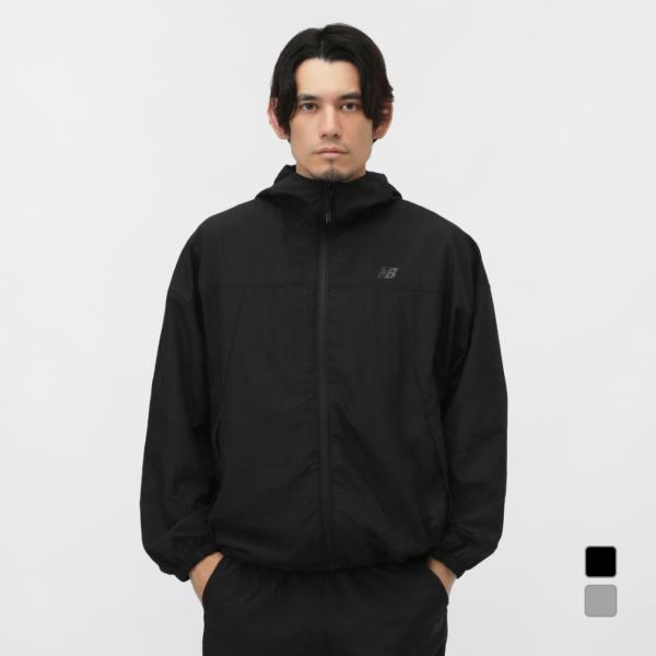 ニューバランス メンズ ウインドジャケット シャイニーウーブンジャケット AMJ55604 スポーツ...