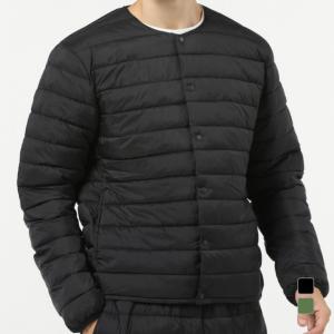 ティゴラ メンズ ライトパデット ノーカラージャケット