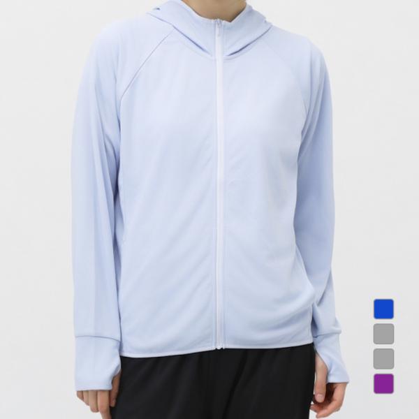 ティゴラ iCOOL アイクール 涼感ウェア レディース 長袖 ジャージ ジャケット 遮熱UV ジッ...