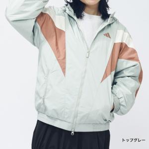 アディダス レディース ウインドジャケット S...の詳細画像2