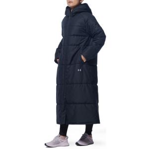 アンダーアーマー レディース ベンチコート UA Insulated Liner Long Coat 1357885 001 スポーツウェア ： ブラック UNDER ARMOUR