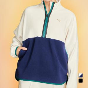 プーマ レディース 中綿ジャケット PUMA FIT POLAR FLEECE 1/2 ジップ 524690 スポーツウェア PUMA｜alpen-group