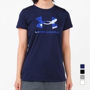 アンダーアーマー レディース 半袖機能Tシャツ UA Tech Big Logo Tee 1364211 スポーツウェア UNDER ARMOUR 0529T