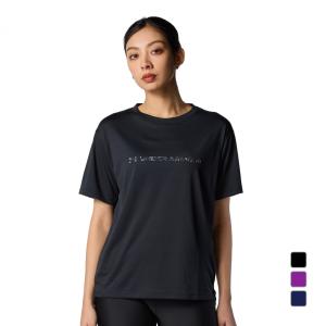 アンダーアーマー レディース 半袖 機能 Tシャツ UAテック ワードマーク プリント Tシャツ 6014450 スポーツウェア アルペン・スポーツデポ限定 UNDER ARMOUR