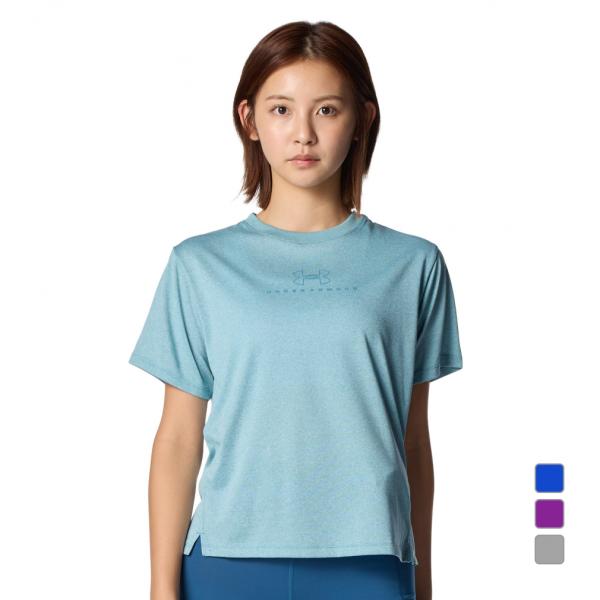 アンダーアーマー レディース 半袖 機能 Tシャツ UAテック オーバーサイズ グラフィック Tシャ...