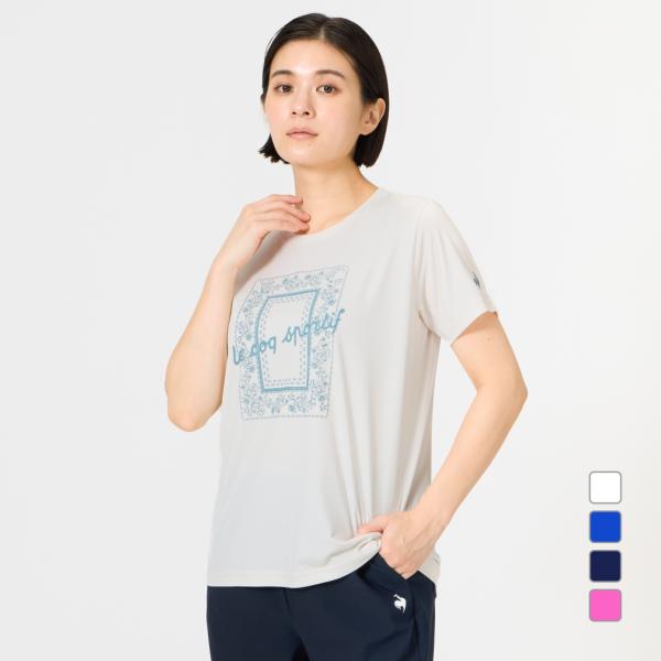 ルコック レディース 半袖 機能 Tシャツ サンスクリーンスムースニット半袖Tシャツ LT6SHT0...