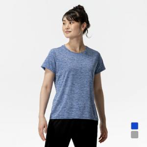 ミズノ レディース 半袖 機能 Tシャツ ナビドライTシャツ 半袖・杢調・ウィメンズ 32MAC394 スポーツウェア MIZUNO｜アルペングループヤフー店
