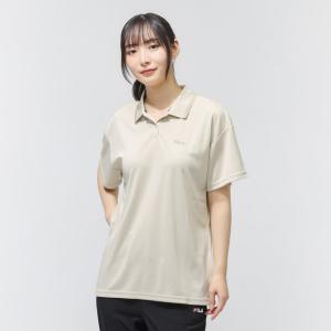 フィラ レディース 半袖 機能 ポロシャツ レディースショートスリーブポロシャツ CE6SAW836 スポーツウェア FILA